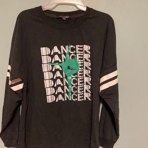 Long sleeve dance shirt